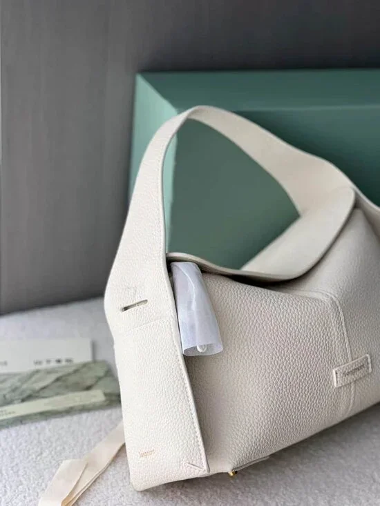 Songmont Drippy soft pebbled premium leather crossbody bag purse - Picture 7 of 8